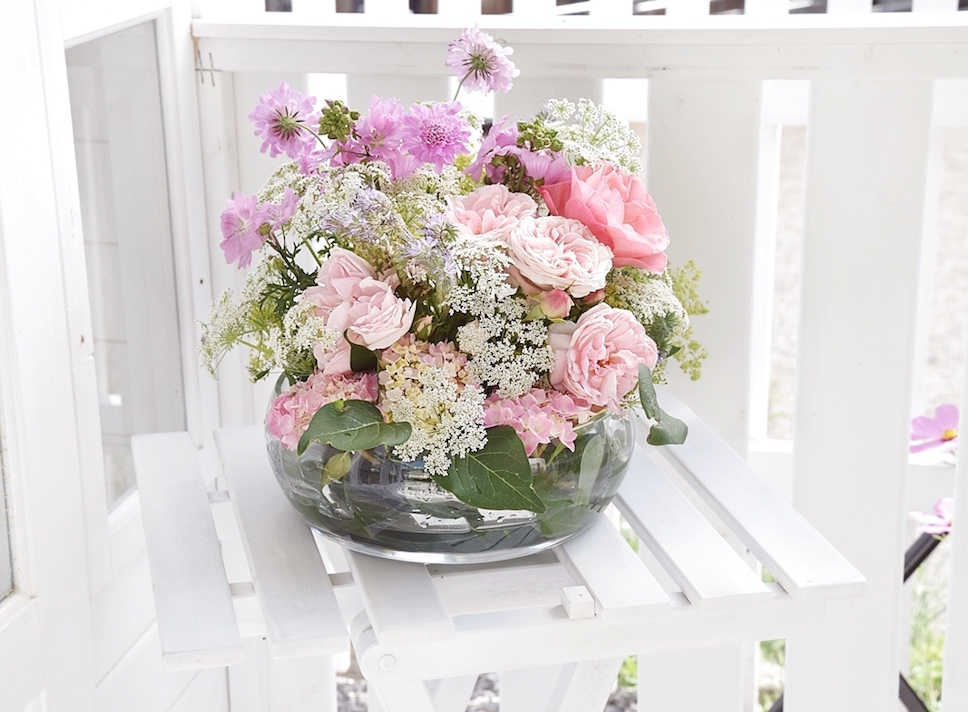Blumengesteck in Vase